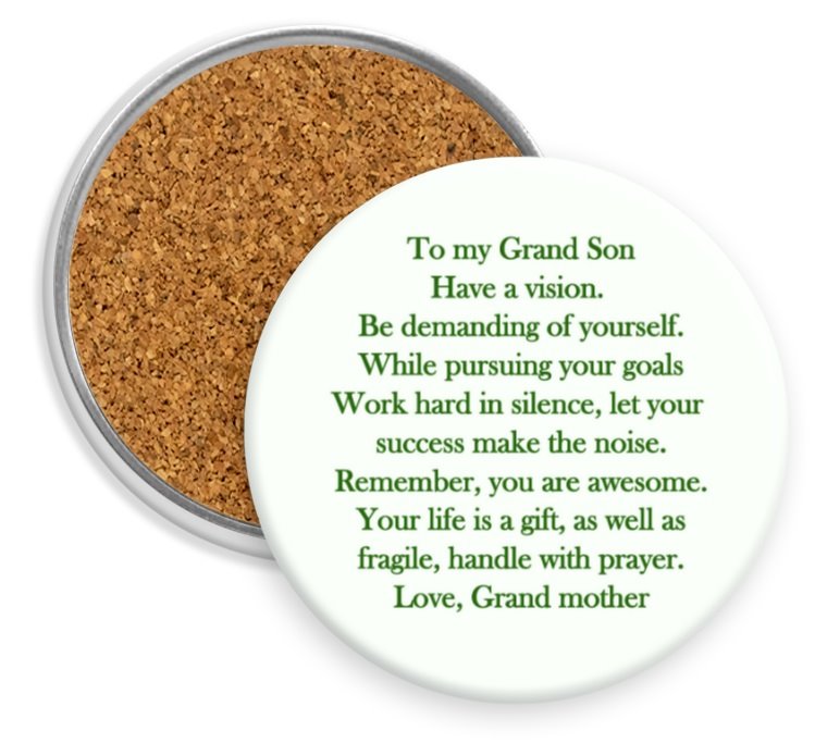 "GRANDSON, LOVE GRANDMOTHER"