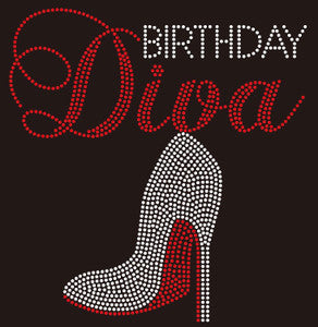 Birthday Diva Rhinestone Women's T-Shirt