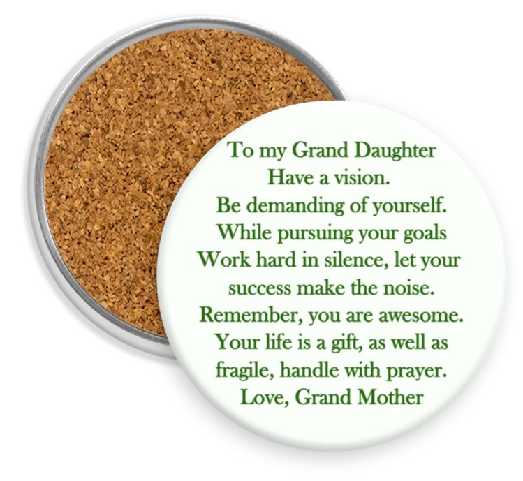 "GRAND DAUGHTER, LOVE GRANDMOTHER"